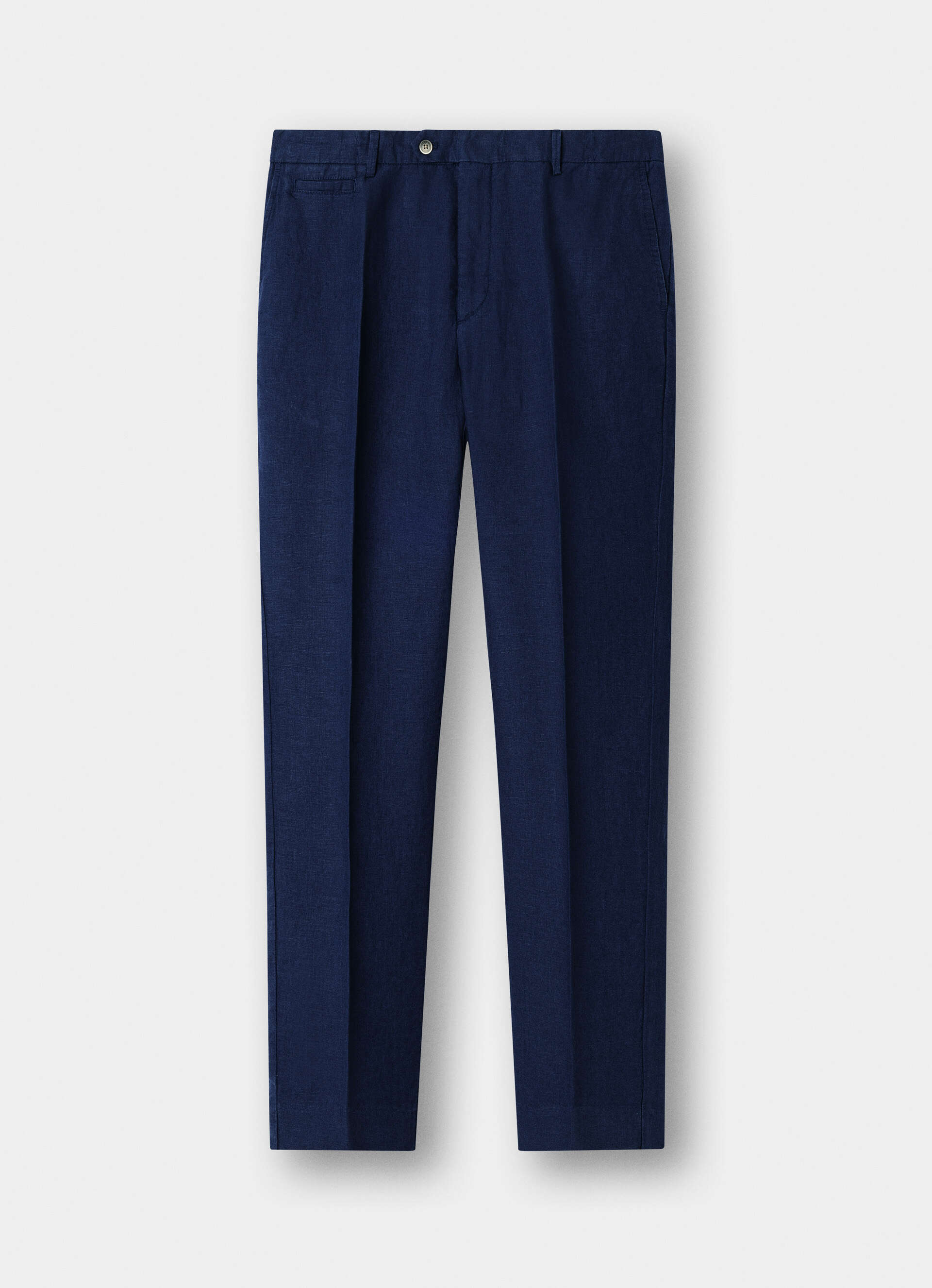 Rest Day Polish — slim fit kensington linen chino