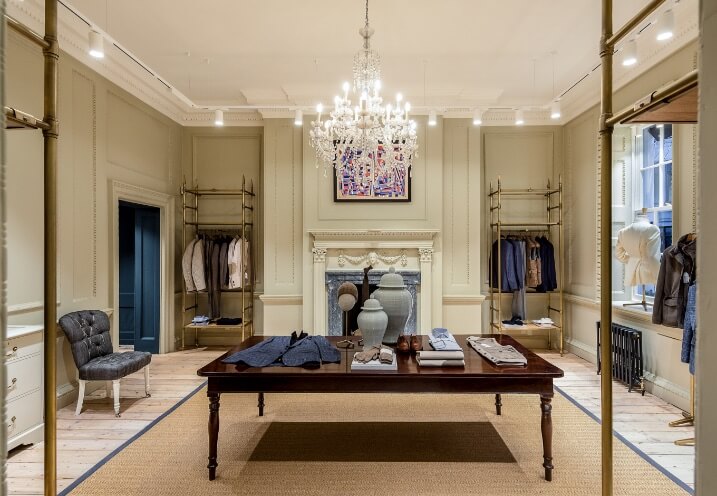 Hackett fashion brand at No.14 Savile Row: Inside No.14