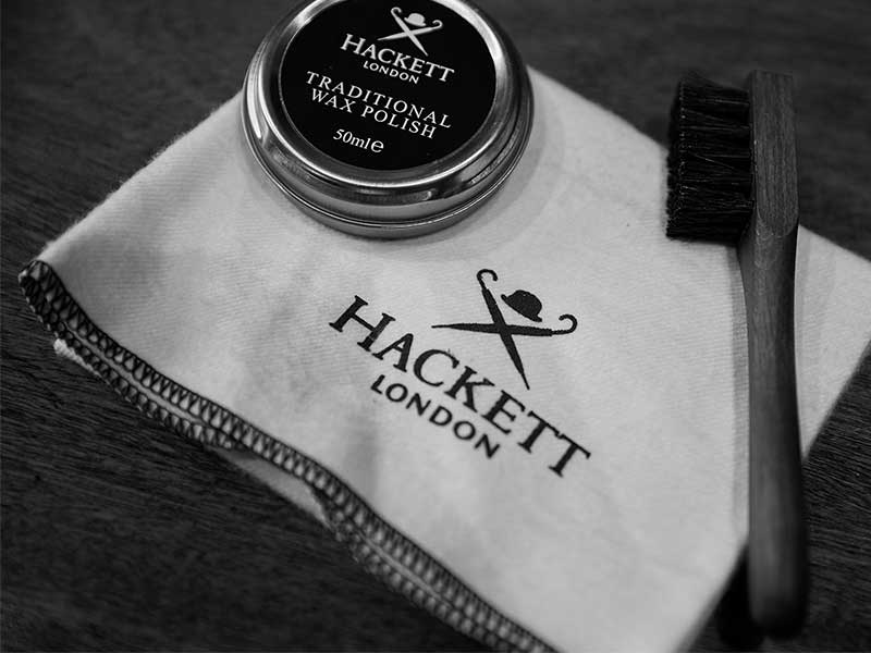 hackett shoe polish and brush