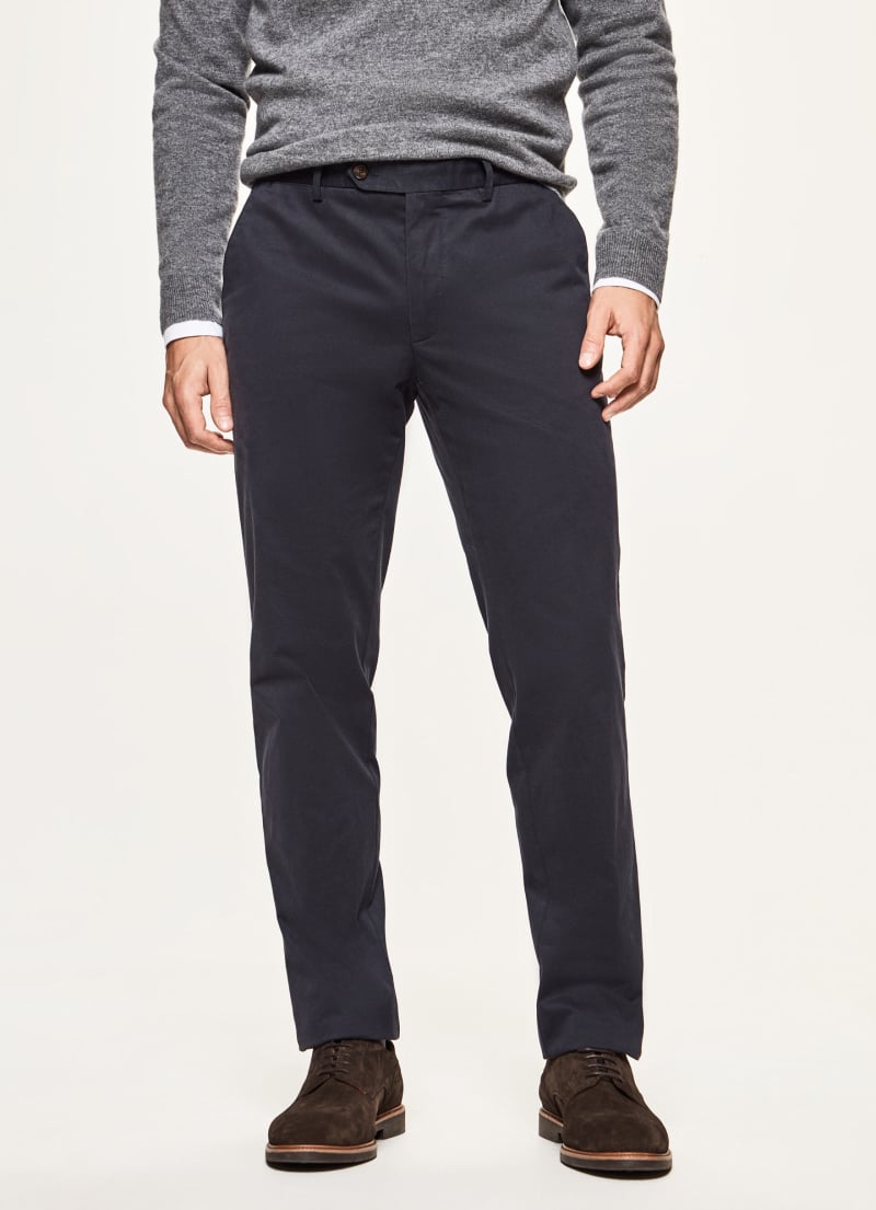 Sanderson Classic Fit Chinos NAVY, large