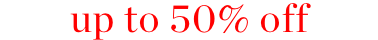 50% off selected items