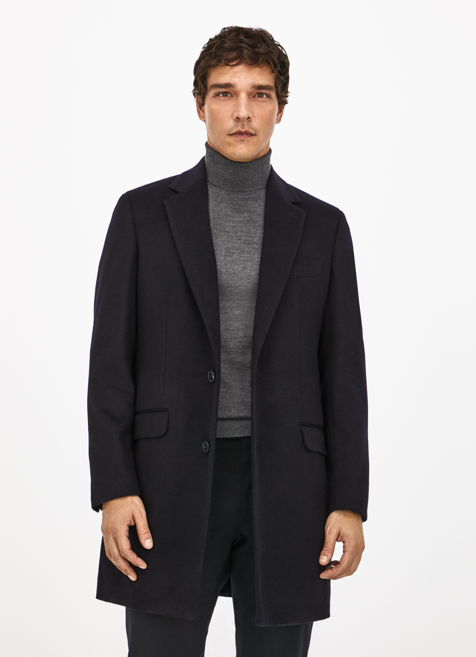 Wool cashmere overcoat | Men
