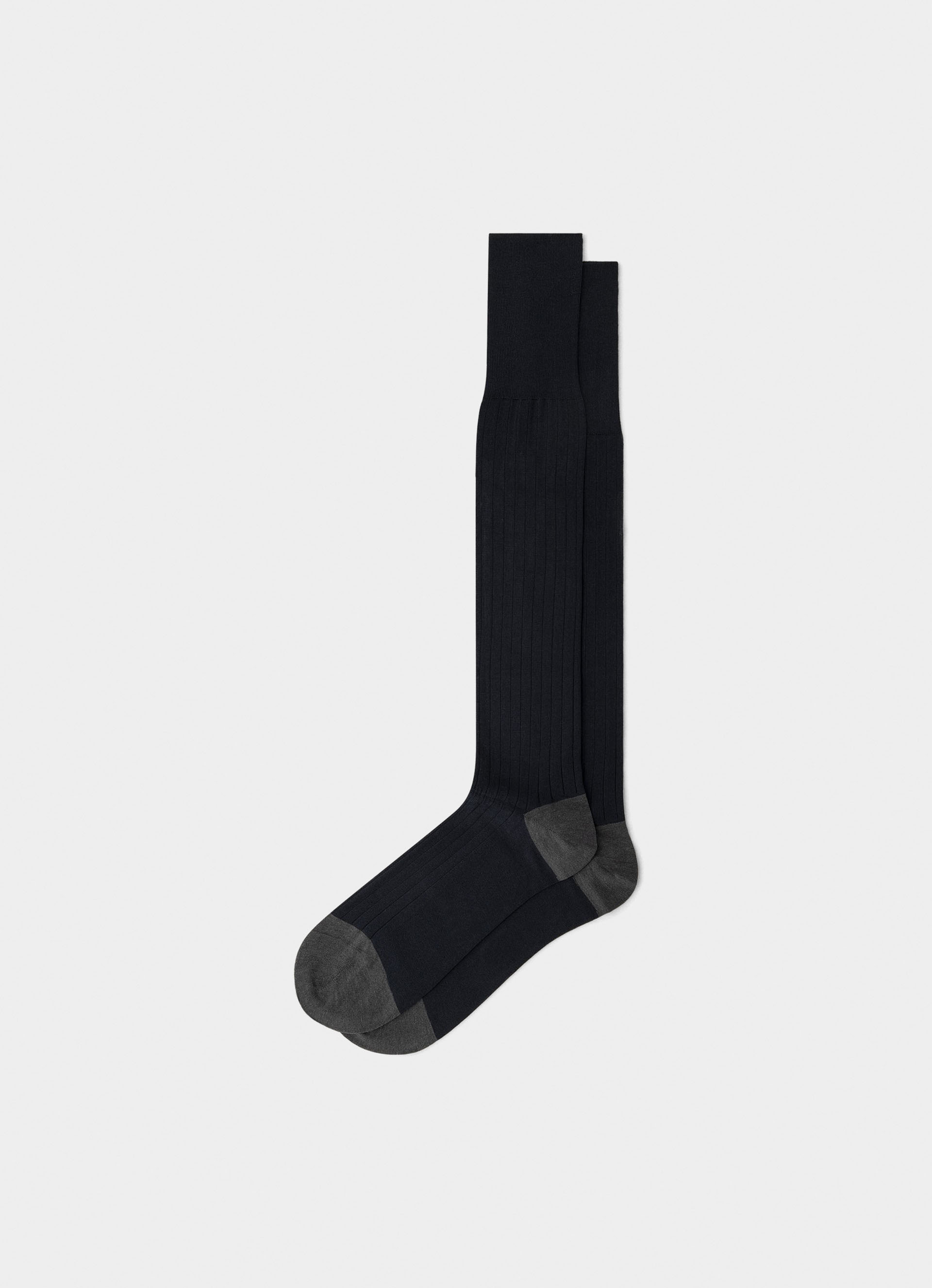 Mercerised Cotton Sock Long | Hackett