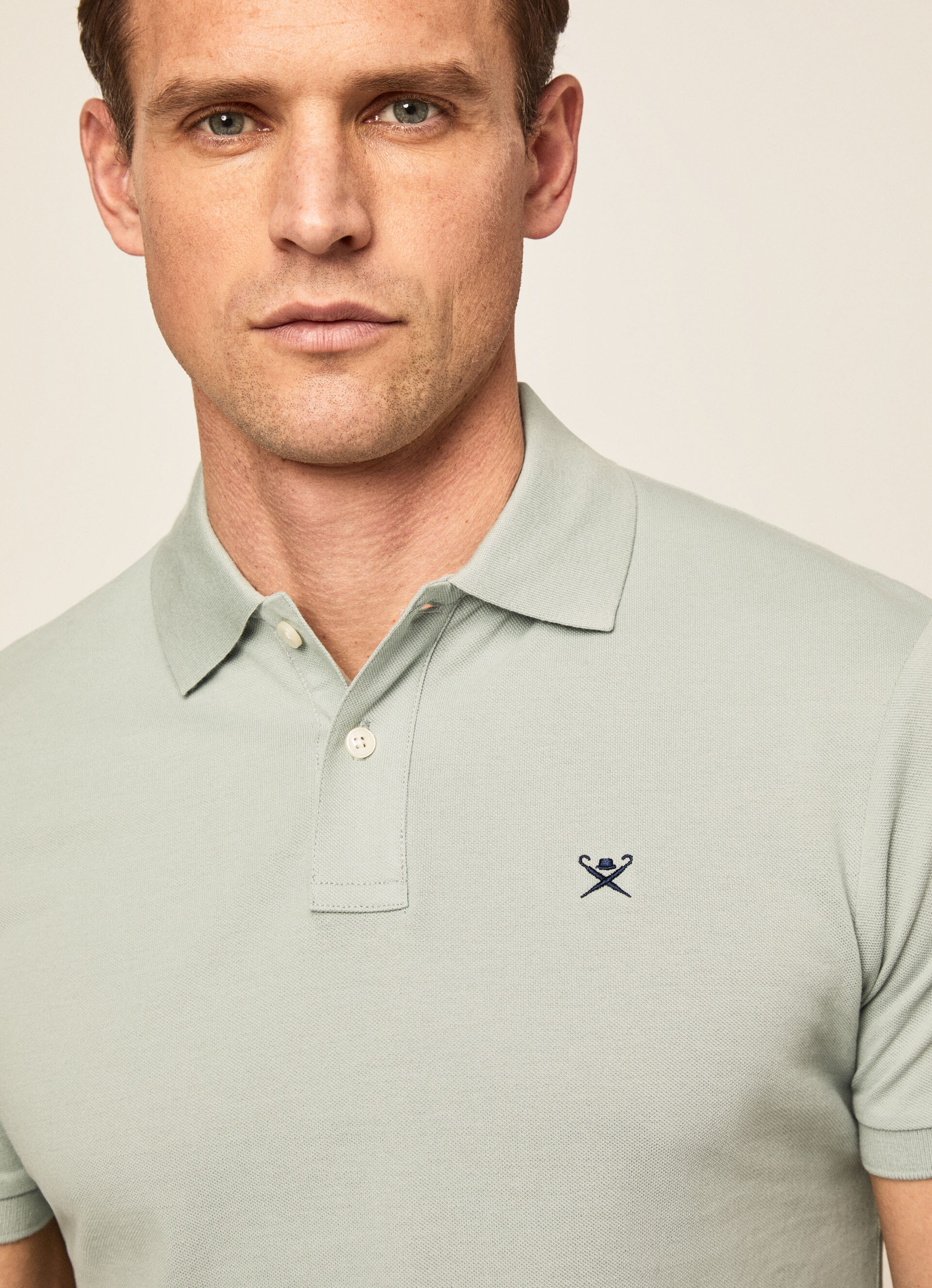 Cotton Piqué Polo Shirt | Hackett