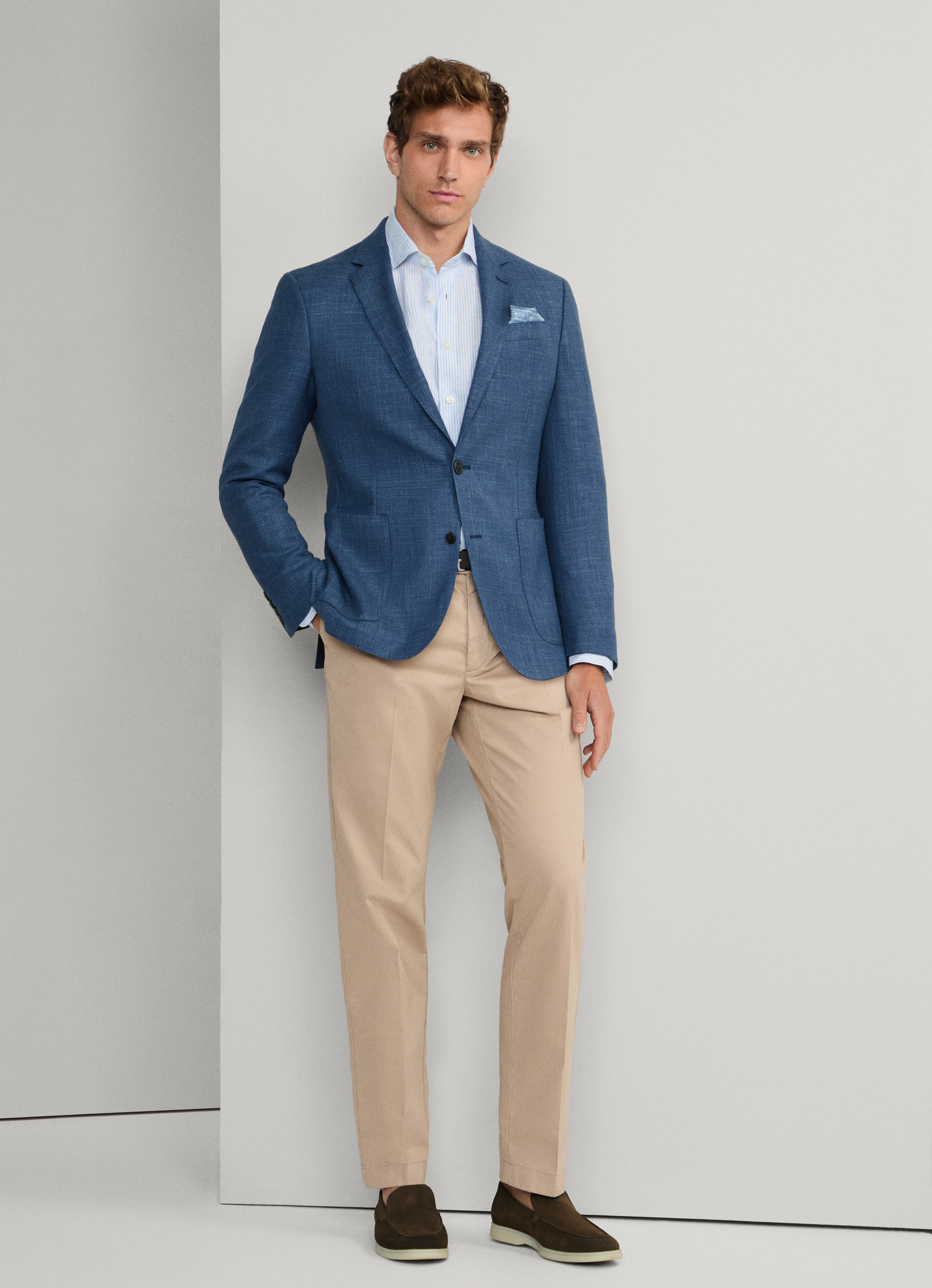 Hugo Boss Hombre Pantalones Chinos Hackett London Sanderson