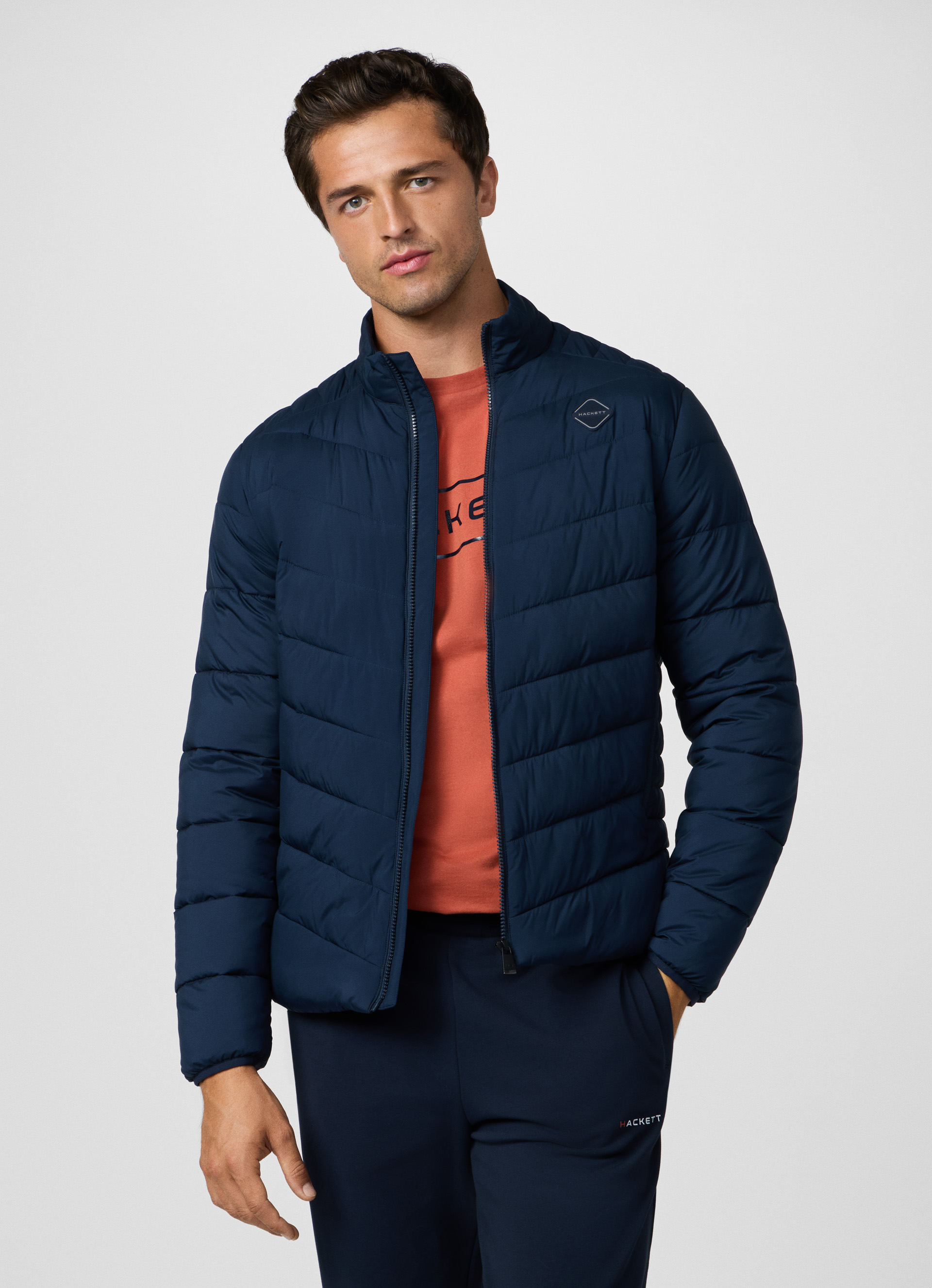 Hackett London Herren Freizeithemd | Baumwolle-Leinen, Kariert, Regular Fit, Schlanke Passform