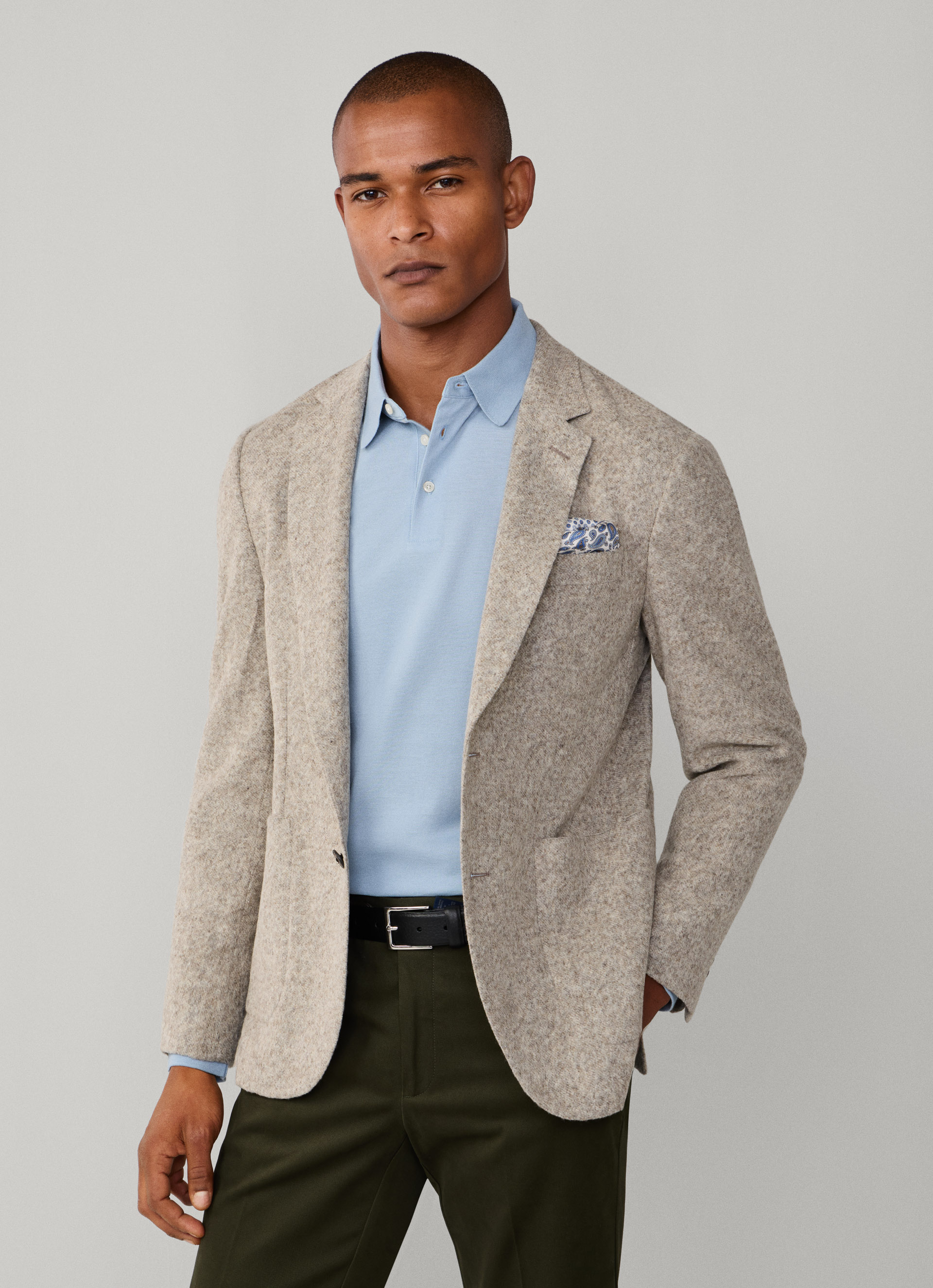 Modaworld Giacca Da Uomo Casual In Cotone E Lino Blazer Da Uomo Giacche - Foto 11